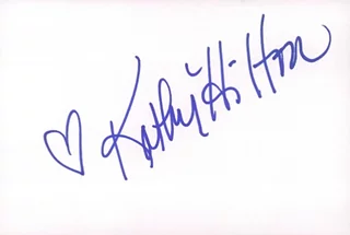 Kathy Hilton autograph