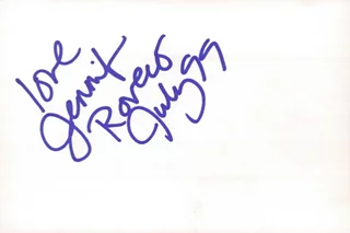Jennifer Rovero autograph