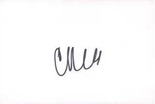 Crystal Reed autograph