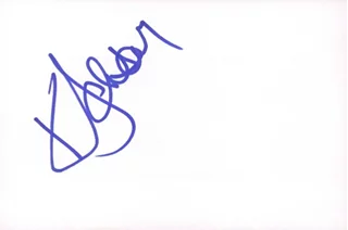 Kenneth Johnson autograph