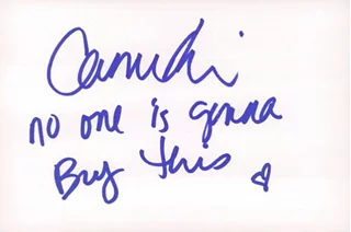 Cameron Richardson autograph