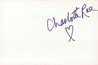 Charlotte Rae autograph