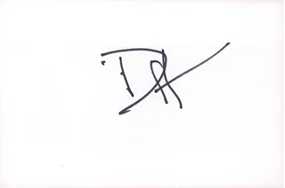 Duff McKagan autograph