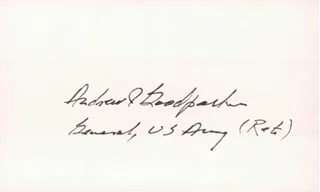 Andrew Goodpaster autograph