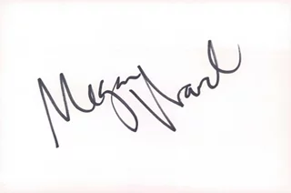 Megan Ward autograph
