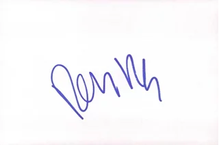Perry Reeves autograph