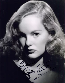 Peggy Cummins autograph