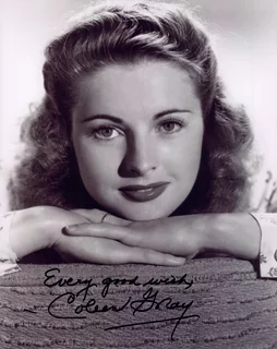 Coleen Gray autograph