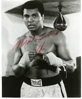 Muhammad Ali autograph
