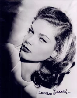 Lauren Bacall autograph