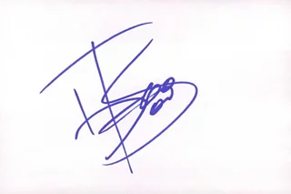 Boo Boo Stewart autograph