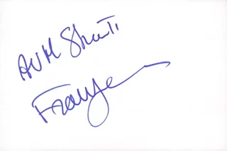 France Nuyen autograph