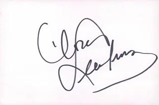 Cloris Leachman autograph
