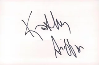 Kathy Griffin autograph