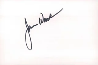 James Woods autograph
