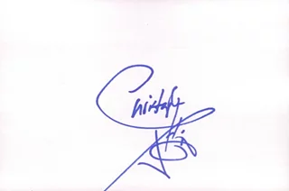Christopher Atkins autograph