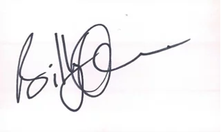 Billy Ocean autograph