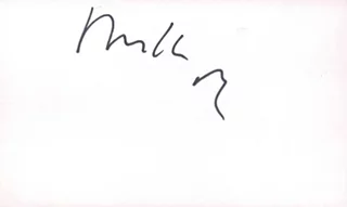 Mike Rutherford autograph