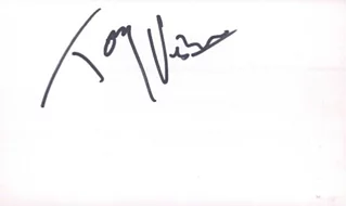 Tony Visconti autograph