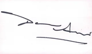 David Arnold autograph