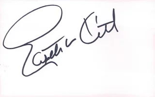 Eartha Kitt autograph