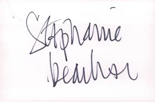 Stephanie Beacham autograph