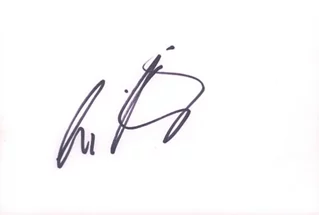 Colin Firth autograph