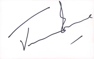 Jeremy Irons autograph