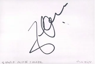 Jim Kerr autograph