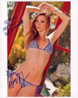 Kristen Myers autograph