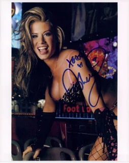 Ashley Massaro autograph