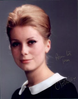 Catherine Deneuve autograph