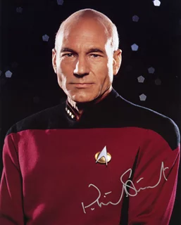 Patrick Stewart autograph
