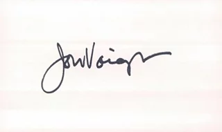 Jon Voight autograph