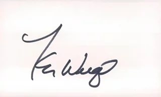 Teri Weigel autograph