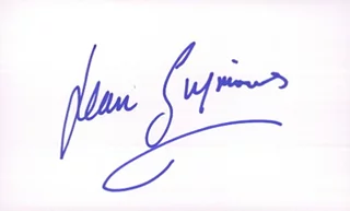 Jean Simmons autograph