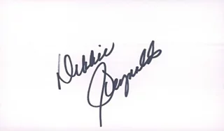 Debbie Reynolds autograph