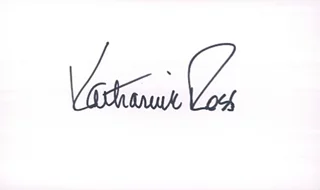 Katherine Ross autograph