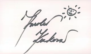 Karolina Kurkova autograph