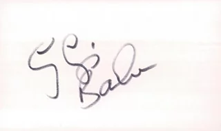 Glynis Barber autograph