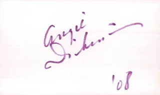 Angie Dickinson autograph