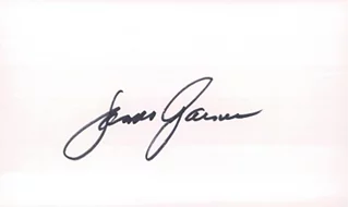 James Garner autograph