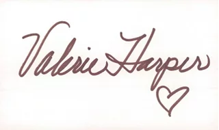 Valerie Harper autograph