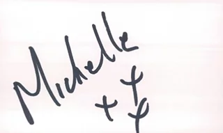 Michelle Marsh autograph