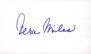 Vera Miles autograph