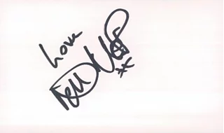 Nell McAndrew autograph