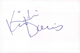 Kristin Davis autograph