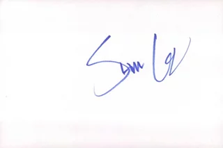 Sharlto Copley autograph