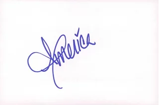 America Olivo autograph