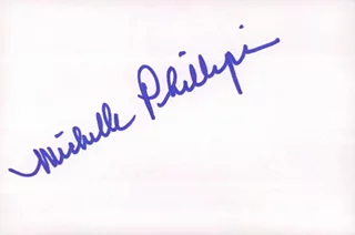 Michelle Phillips autograph
